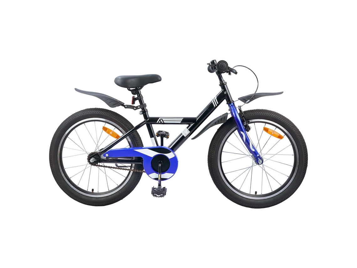 Vidaxl Bicicleta Infantil 20 Polegadas Para 6-11 Anos Preto