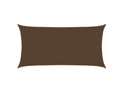 Toldo vela VIDAXL Brown (3x6 m)
