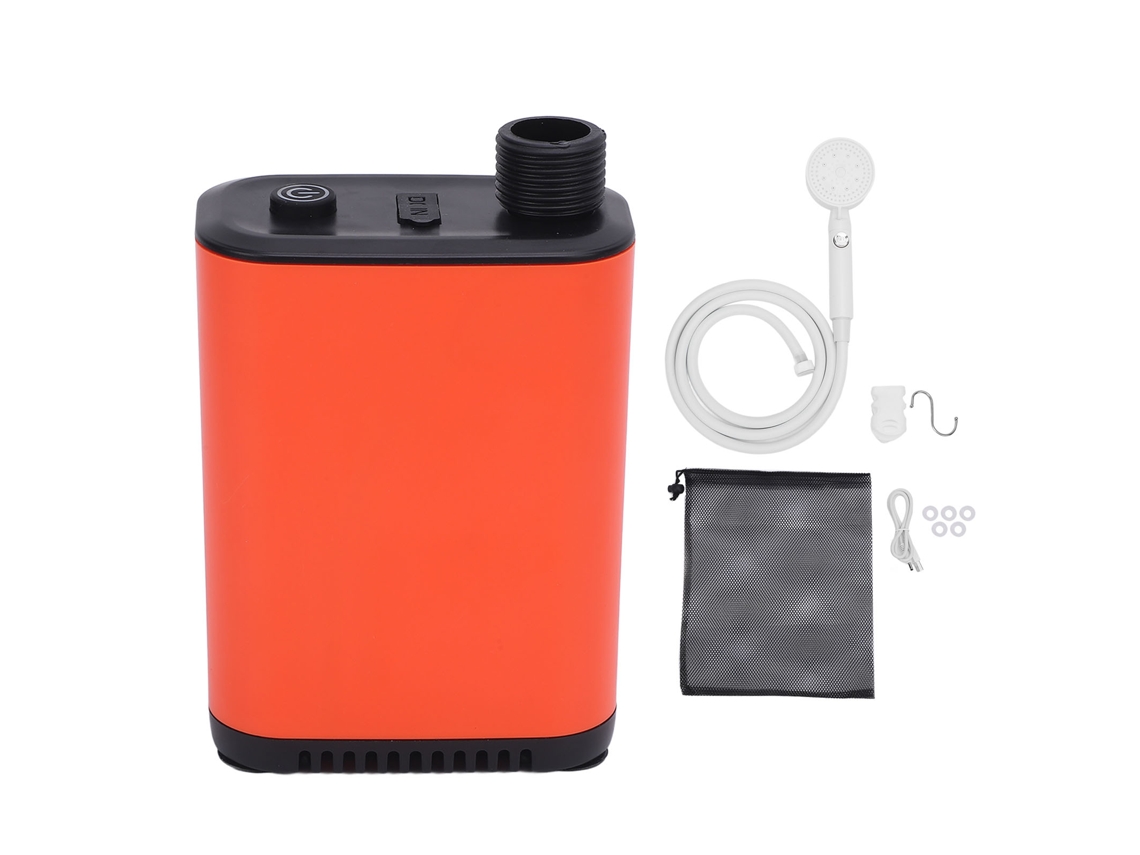 Chuveiro Portátil Elétrico S/MARCA com bateria para camping e praia