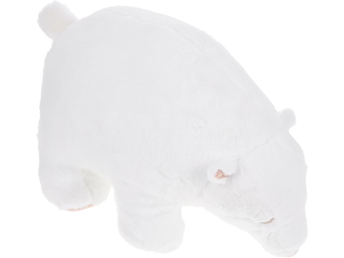 Urso Polar De Pelúcia Branco, Algodão Pp, Almofada Confortável E