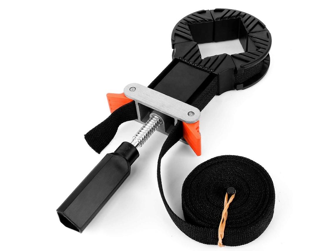 Abrazadera De Esquina Ajustable De 4 Mandíbulas, Multifuncional Con Correa De Nylon De 4m Para Marcos De Fotos Y Cajones De Madera