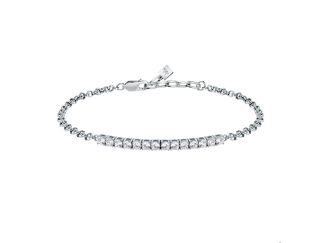 Pulseira Em Prata Reciclada E Zircão Morellato Satt17 Homem Óxido De Zircónio