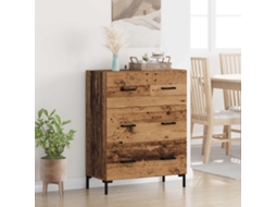 Vidaxl Buffet Com Gaveta Madeira Antiga 69,5 X 34 X 90 Cm