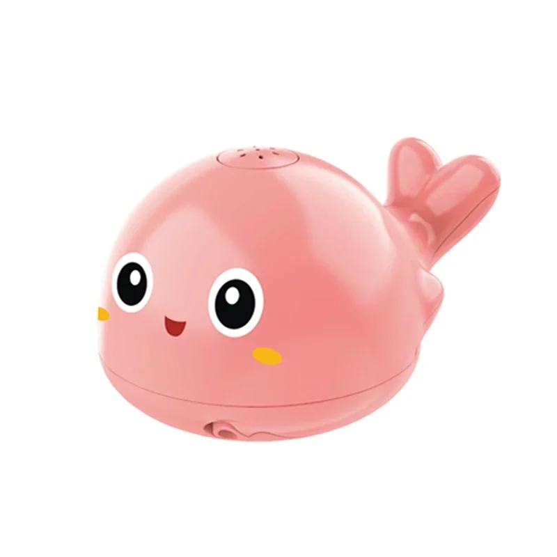 Brinquedo de Banho para Bebê, Brinquedo para Chuveiro com Jato de Água MDUG (golfinho Rosa)