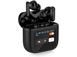 Fones Ouvido Bluetooth 5.4 Tws C/ Tela Sensível Toque Led, Cancelamento Ruído Anc+enc, Função Encontrar, 6h Chamadas (preto)