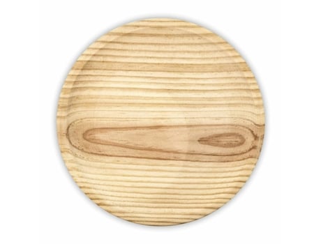 PLATO DE MADERA ESPECIAL PULPO 22CM FM