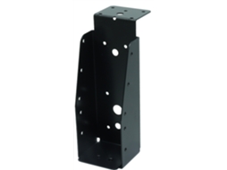 Suporte para Vigas Preto com Lábio Galvanizado para Vigas de 6 3 X 17 5 Cm Por Peça WOVAR