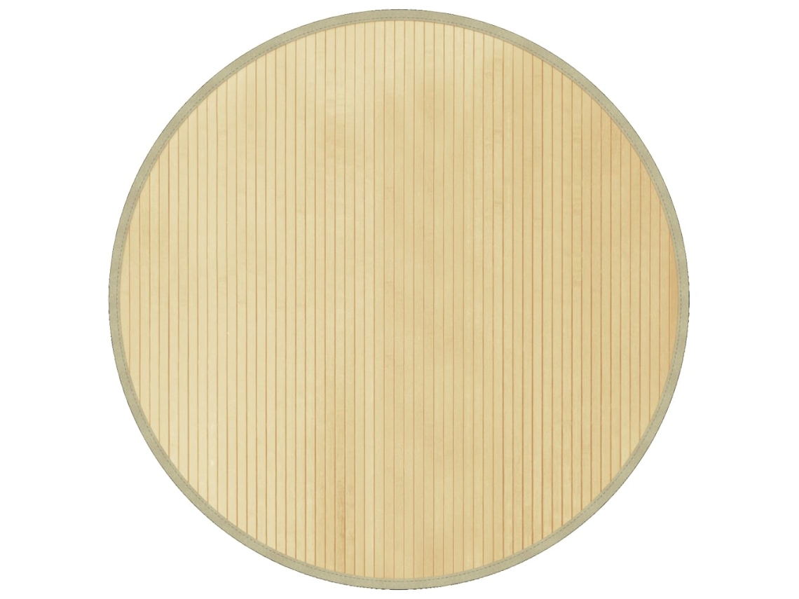 Rug, Rugs Vidaxl Bege Bambu (100 Cm)