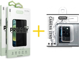 Kit 2 Películas Vidro Temperado Samsung Galaxy A22 5G ACCETEL Anti Spy (Transparente)