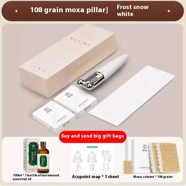 Bastão De Moxabustão Facial Portátil Com Flor De Pêssego Para Uso Doméstico (gua Sha) - Aparelho De Beleza
