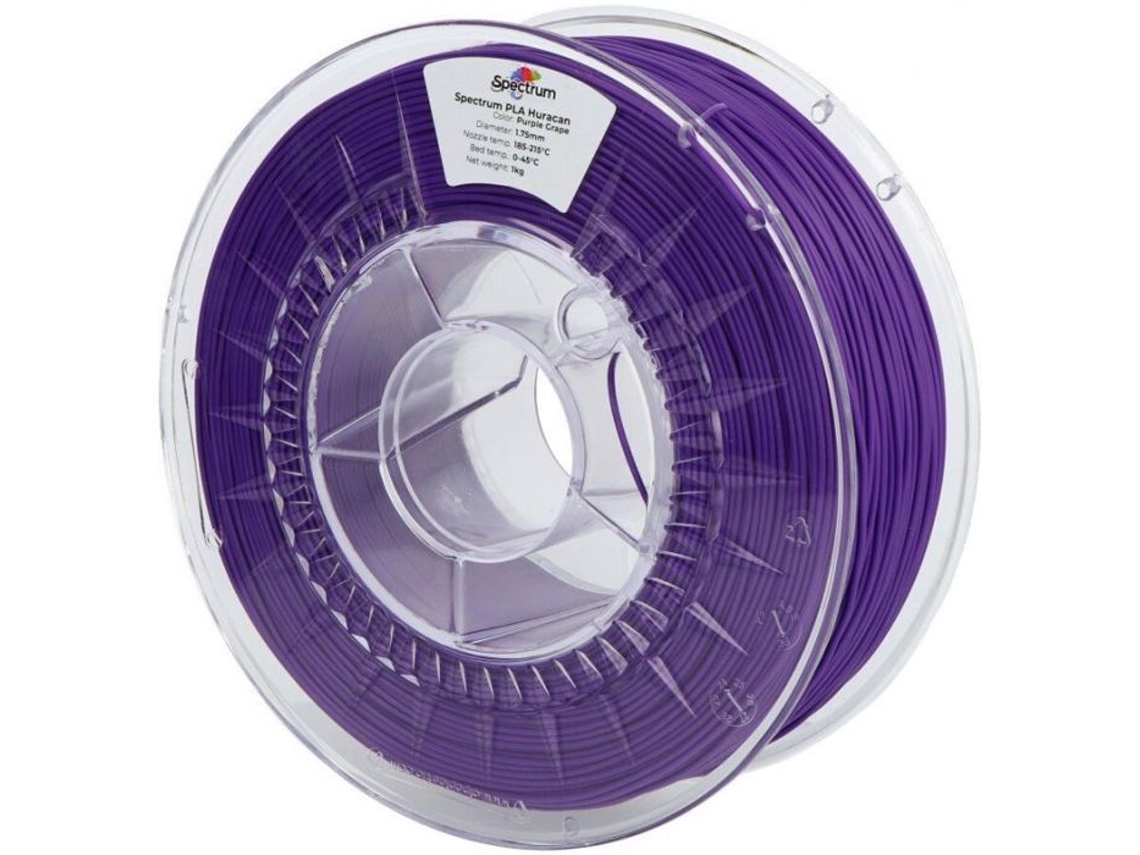 Cabeça De Impressão Spectrum Filament Huracan Pla 1,75 Mm 1 Kg Uva Roxa