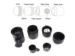 Moedor De Café Manual Cerâmica, Com Moagem Ajustável Para Espresso, Prensa Francesa E Café Coado, Ideal Para Casa, Escritório E Viagens
