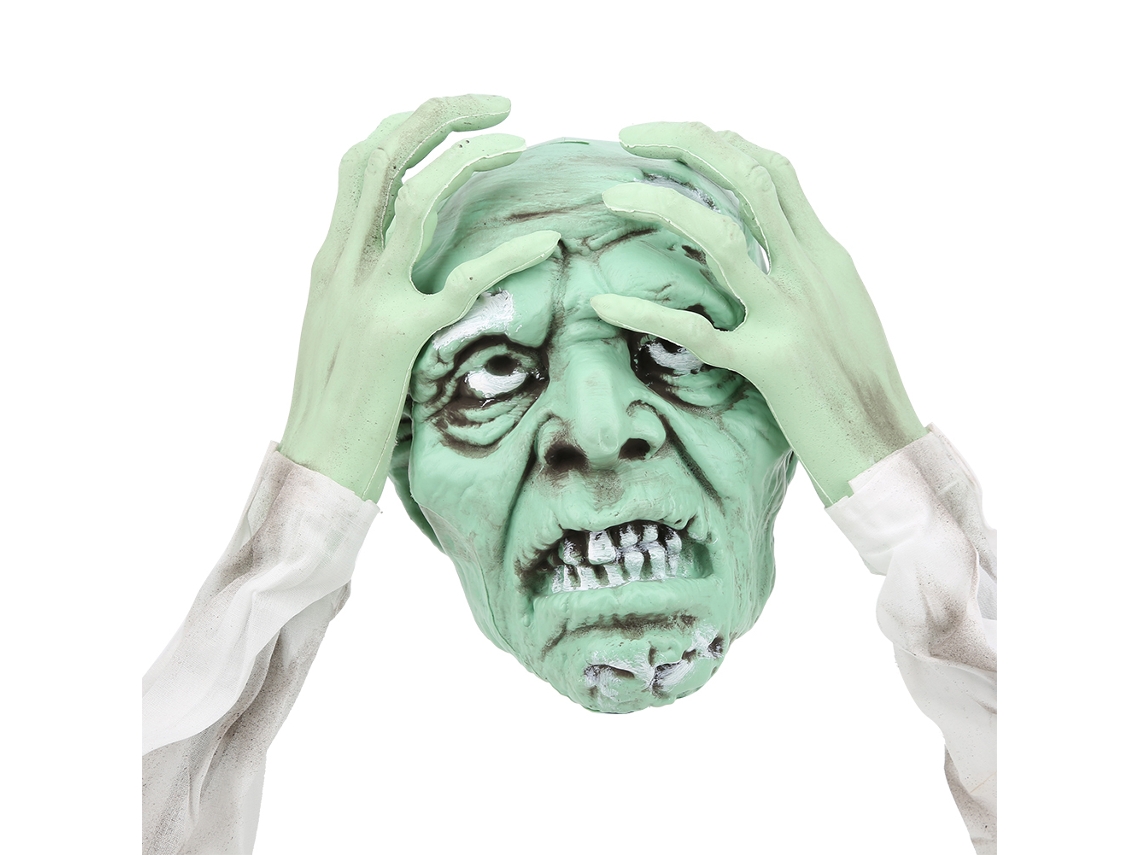Primerox esqueleto Mão de Punho Calavera Decoração Casa Assombrada Propriedades de Terror Halloween Verde