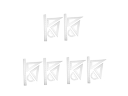 Conjunto De 6 Peças De Réguas Triangulares Angoily: Régua Triangular