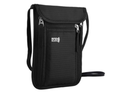 Porta Passaporte De Viagem, Cor Preto, Com Proteção Rfid, Adequado Para Aeroportos, Férias, Cruzeiros E Viagens Profissionais
