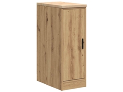 Armário De Arrumação Da Garagem Vidaxl Castanho Madeira De Pinho (30x51x85 Cm)