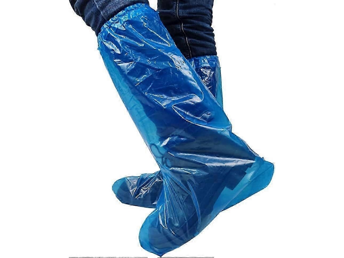 Protetores Descartáveis Para Sapatos 40 Pares Plástico 38 X 48 Cm / 15 X 19 Polegadas - Elysve