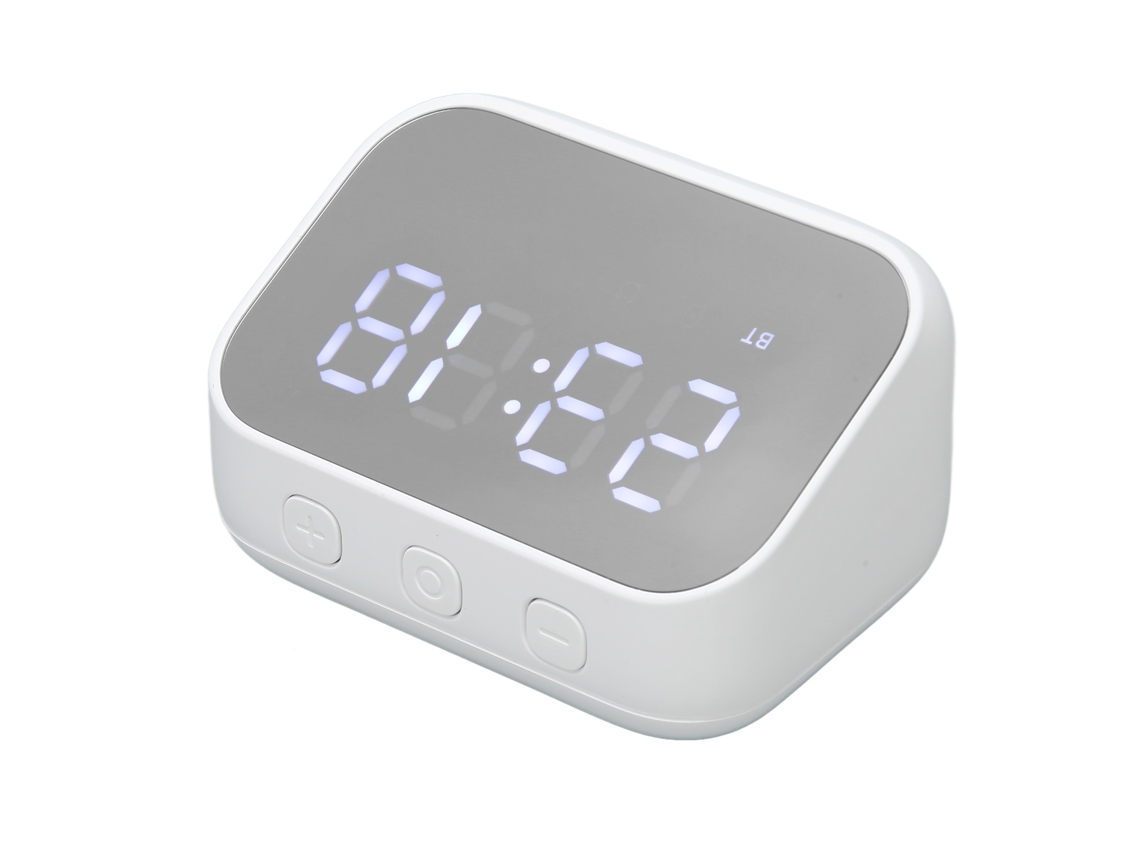 Altifalante Bluetooth com relógio despertador e display digital EOOCOO