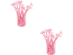 20 Canetas Em Gel Estéticas Com Estampa Floral Instrumentos De Escrita