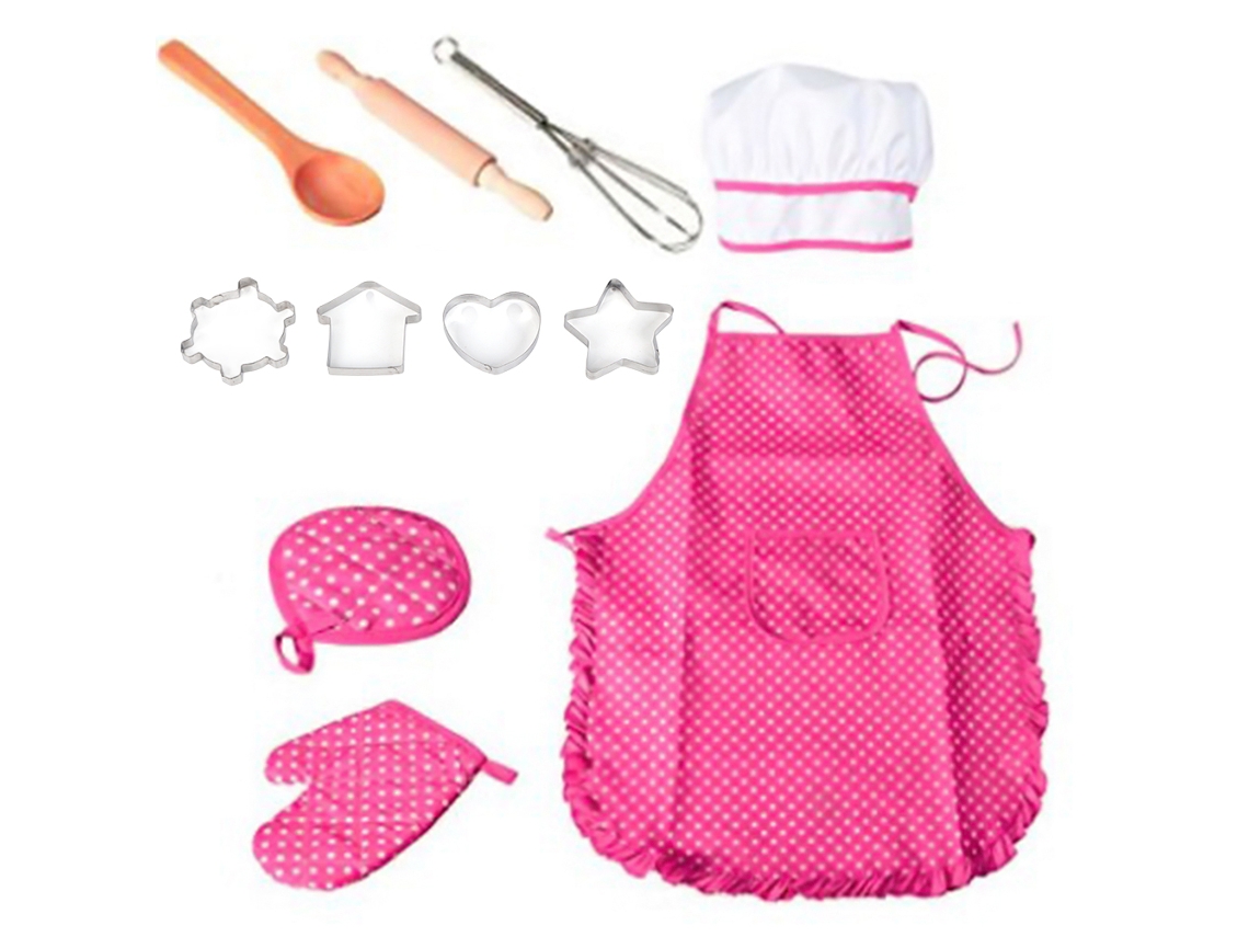 Primerox conjunto de Cozinha para Crianças 11 Peças Brinquedo de Cozinha Presente para Meninas Acima de 2 Anos