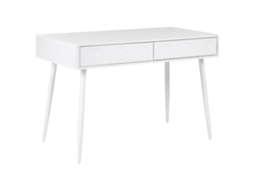 Secretária Beliani Eslane De Aglomerado De Madeira Branco 120x60x78