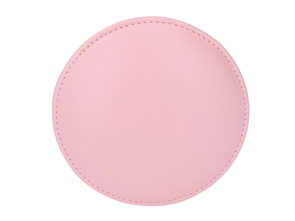 Travesseiro De Cotovelo Para Manicure Em Couro Pu Com Espuma De Memória Redondo A Prova D'água Confortável Rosa