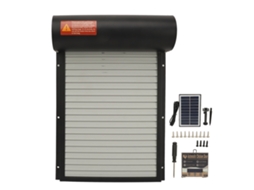 Porta Automática Solar para Galinheiro, Temporizador, Segurança de Ovos, Patos, Gansos LAXISCREED