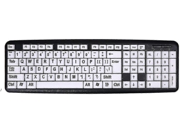 Teclado Com Fio Piao Com Letras Grandes Teclado Com Teclas Grandes Teclados Usb Para Deficientes Visuais Ly Ebike