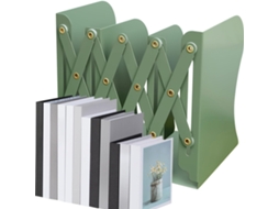 Lurelia Suporte Livros Ajustável Em Aço Inoxidável 3 Compartimentos Para Escritório E Casa