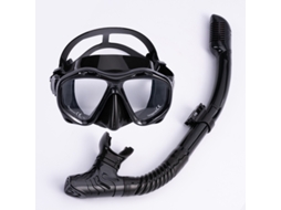 2026rebe-conjunto De Snorkel Para Adultos Com Máscara Antideslumbrante E Snorkel Seco Lentes De Vidro Temperado Equipamento De Snorkeling Profissional