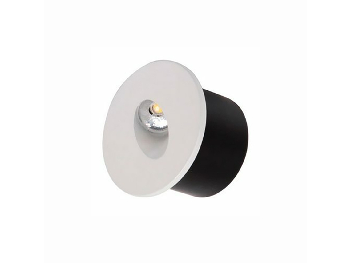 Parede Branca de 3W 4000K White Round Led Wall HOROZ ELECTRIC