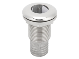 Conector De Passagem De Casco Para Barco Marítimo Cone De Mangueira Aço Inoxidável 1 1/2 Polegada