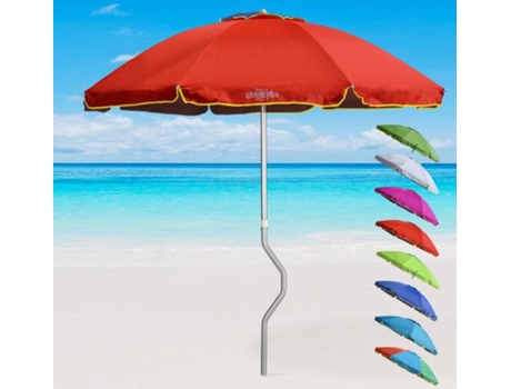 Guarda-sol GIRAFACILE Eolo (Vermelho - 220 cm)