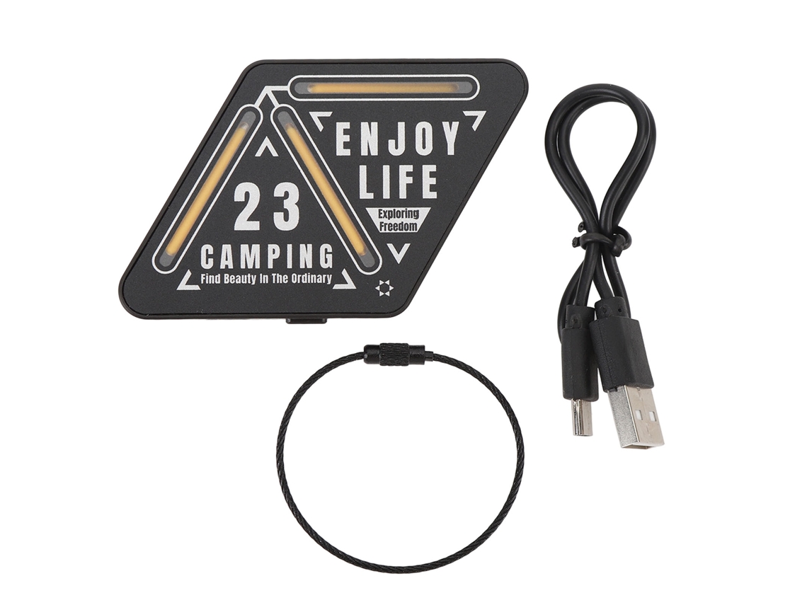 Luz de Aviso Led Recarregável Ciclismo Corrida 4 Modos S/MARCA