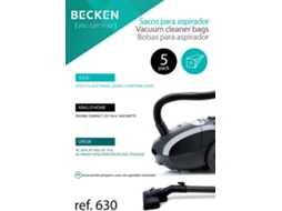 Sacos de Aspirador BECKEN REFª630 (5 unidades)
