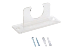 Rebe-soporte De Parede Para Bate De Béisbol Acrílico Vertical Bracket Para Softbol Stand Decorativo 10x7cm Transparente