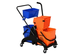 Balde de limpeza com 26 L, plástico, laranja S/MARCA