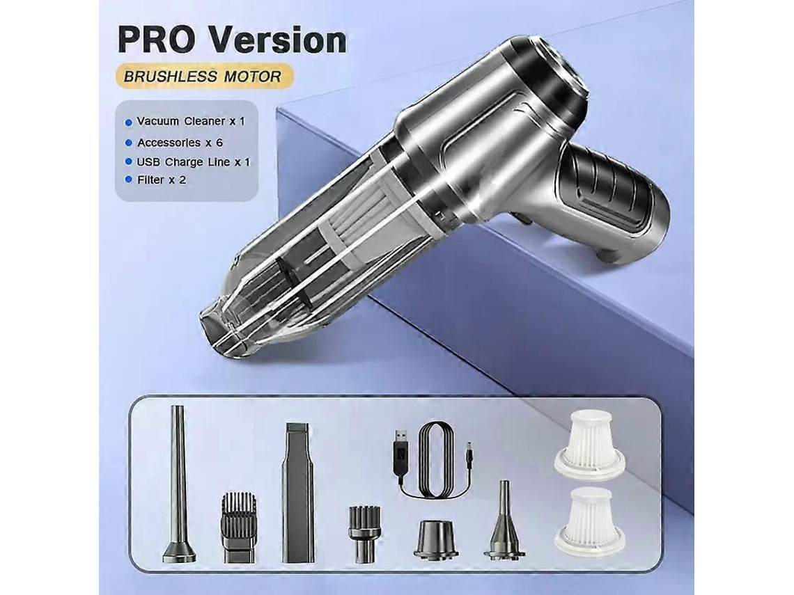 Aspirador De Pó Sem Fio Para Carro 95000pa, Mini Robô Aspirador De Pó Portátil Para Carro, Eletrodomésticos, Limpeza De Teclado D Slowmoose