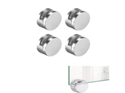 Rebe 8 Peças de Clips para Espelho Aço Inoxidável Suporte Parede Montagem Fácil para Espelhos de 3 7mm de Espessura