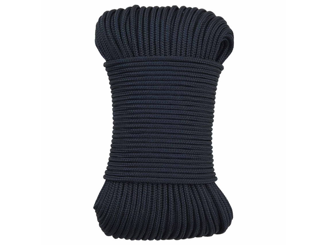 Vidaxl Corda De Barco 0.4 Mm 50 M Azul Royal Poliéster