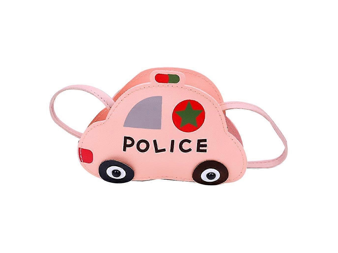 Bolsas De Ombro Em Formato De Carro, Bolsas Transversais De Couro Sintético, Mini Porta-moedas Para Crianças, Rosa
