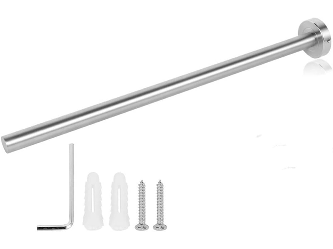 Suporte Para Toalhas De 40cm Em Aço Inoxidável Cozinha E Banheiro, Com Barra Para Pendurar Toalhas E Suporte De 20cm