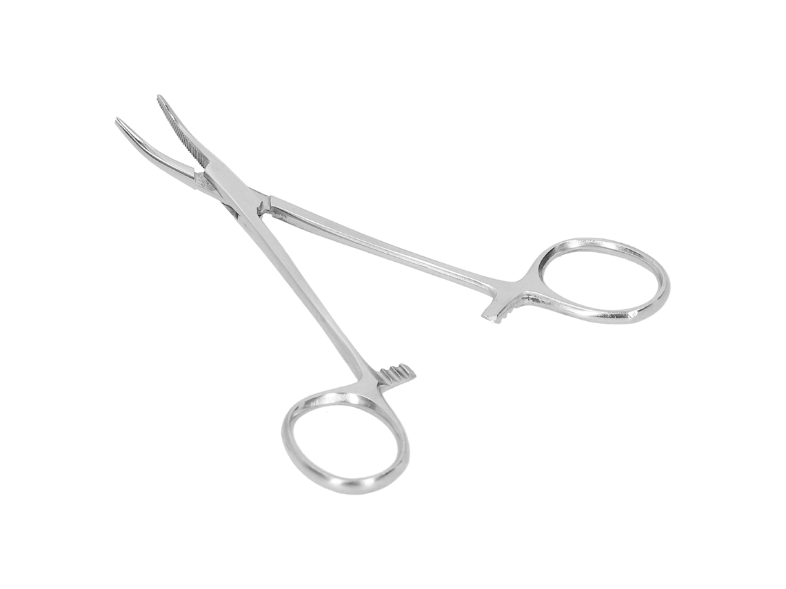 Pinças hemostáticas Primerox em aço inoxidável