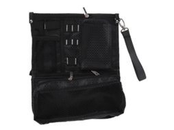 Bolsa De Acessórios Esportivos De Têxtil Oxford Portátil Para Bolas, Taco, Ferramenta De Reparo E Armazenamento Preta