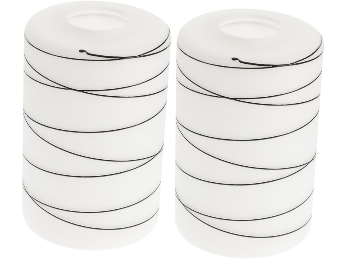 Abajur Cilíndrico De Duas Peças Para Luminária De Parede Com Design Moderno E Elegante.