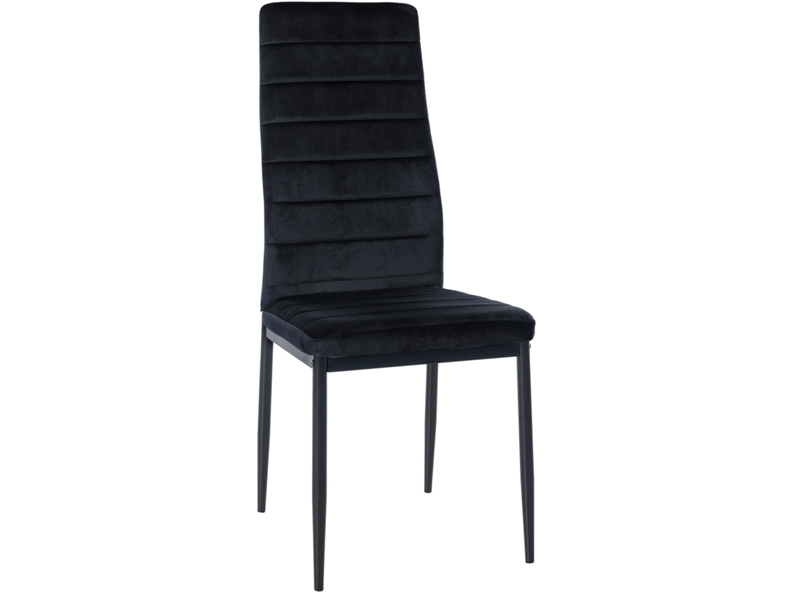 Cadeira de Jantar Mayfair Preto/Veludo CLP