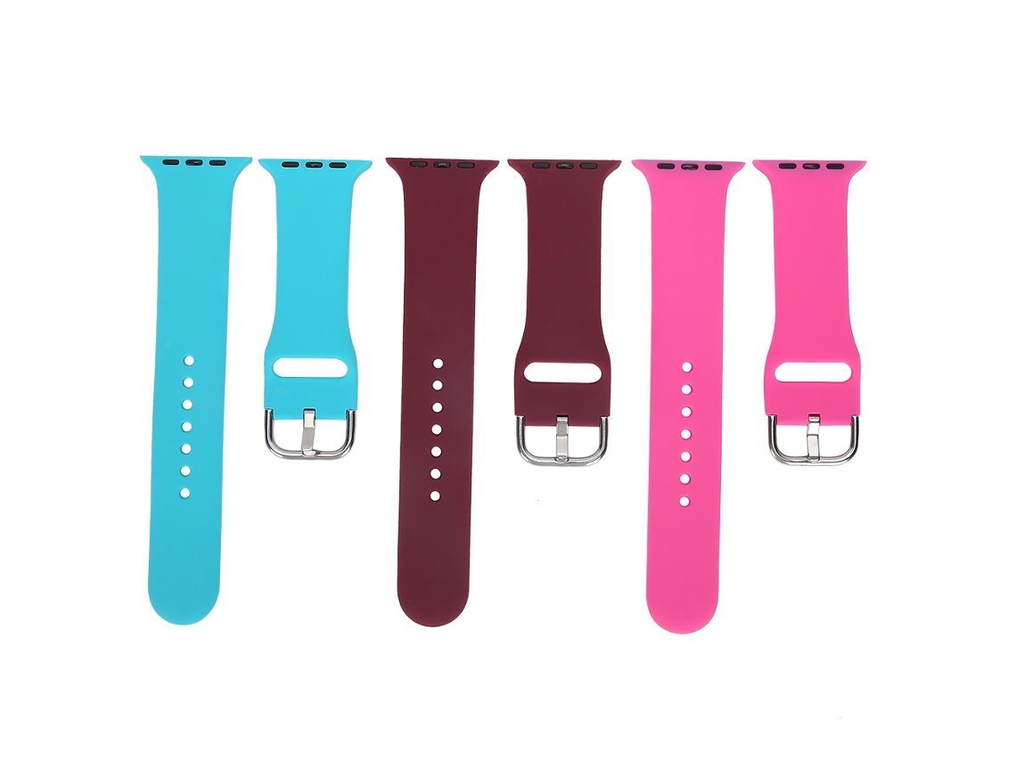 Pulseira De Silicone Macia Substituição Relógio 40mm 3pcs Acessório
