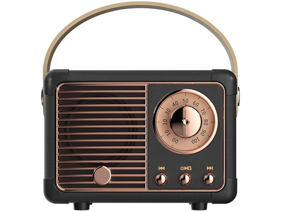 Rádio Fm Retro Com Bluetooth, Apresentando Um Design Clássico À Moda Antiga E Compatível Com Conectividade Sem Fios Bluetooth 5.0. Stelasplen