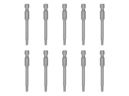 10 Peças Parafusos De Parafusadeira Com Cabeça Magnética 3mm Hexagonal Aço Liga S2 Ferramentas Industriais Elétricas