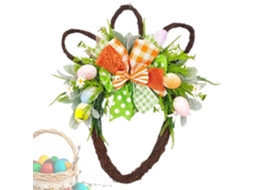 Guirlanda De Primavera Em Formato De Ovo Decorativo Para Sinalização De Boas-vindas |